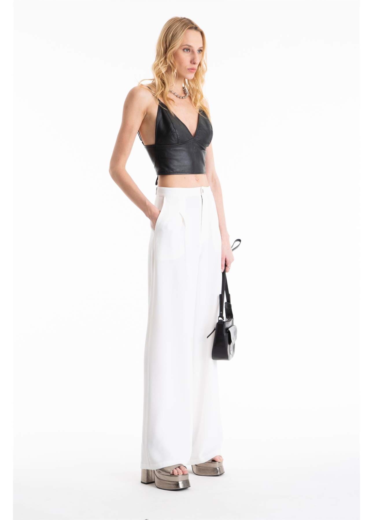 Calça Soft Crepe Pantaloon Off White