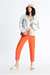 Calça Spandex Cargo Laranja