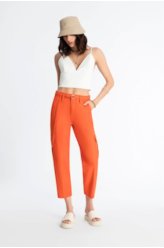 Calça Spandex Cargo Laranja