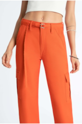 Calça Spandex Cargo Laranja