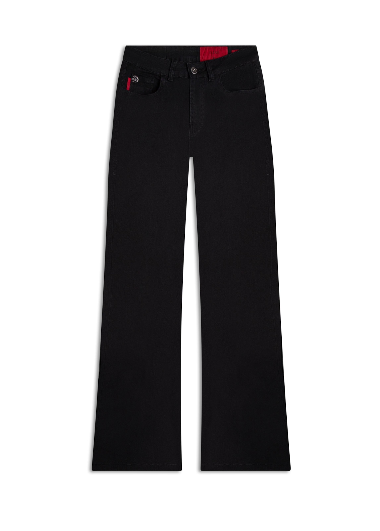 Calça Sprouting Black Gisele Flare Lav. 35 - Amaciado
