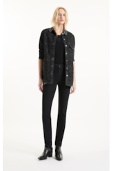 Calça Sprouting Black Skinny 35 Amaciado