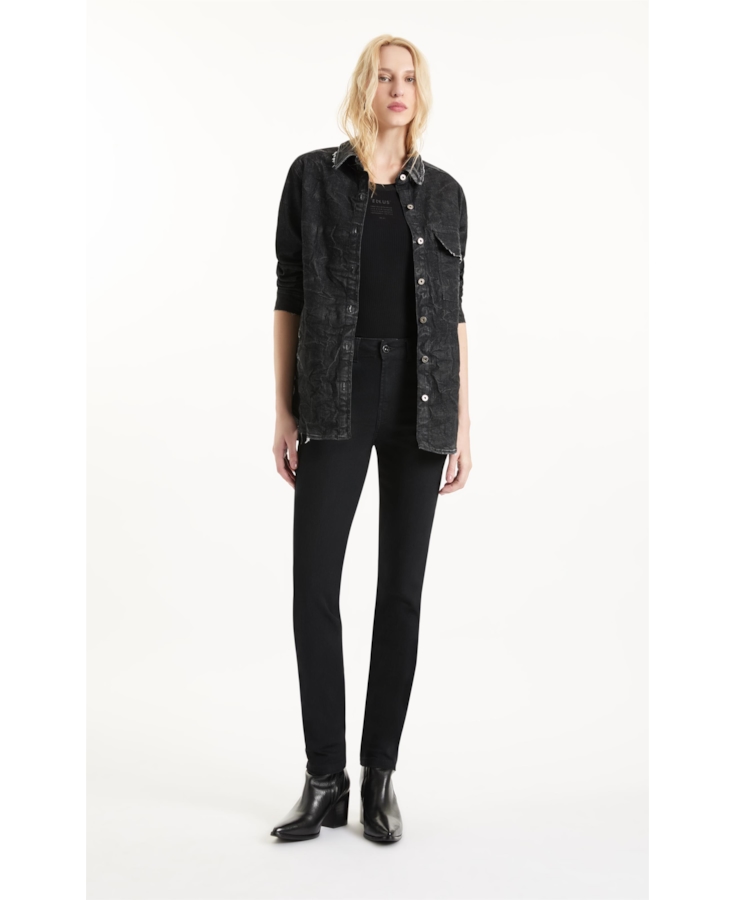 Calça Sprouting Black Skinny 35 Amaciado