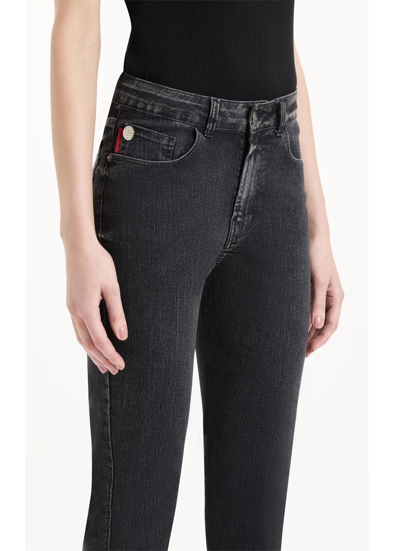 Calça Sprouting Black Skinny Lav.Black - 1996