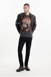 Calça Sprouting Black Slim 1998-Lav.Black C/ 3d