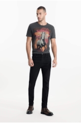 Calça Sprouting Black Slim 1998-Lav.Black C/ 3d