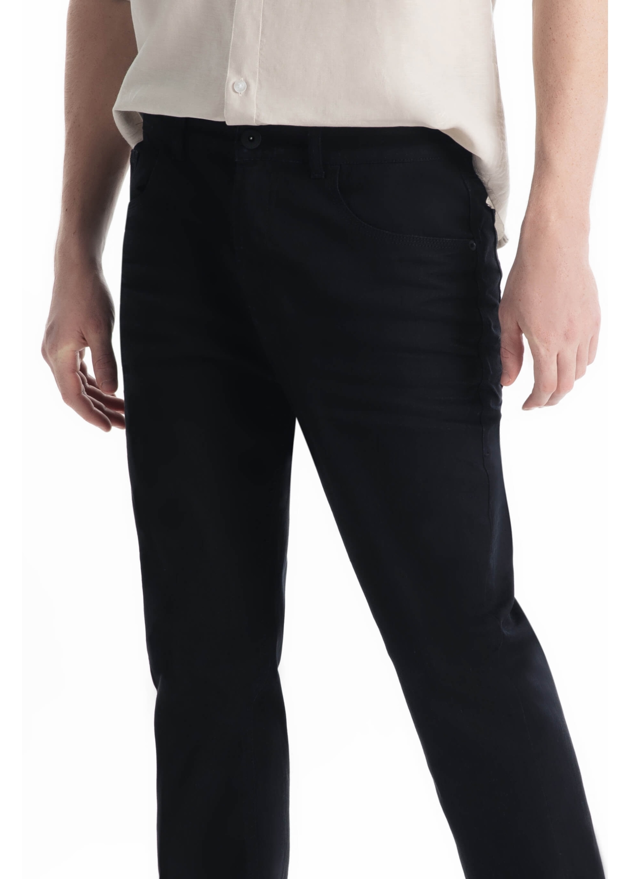 Calça Sprouting Black Slim Lav.Black C/ 3d