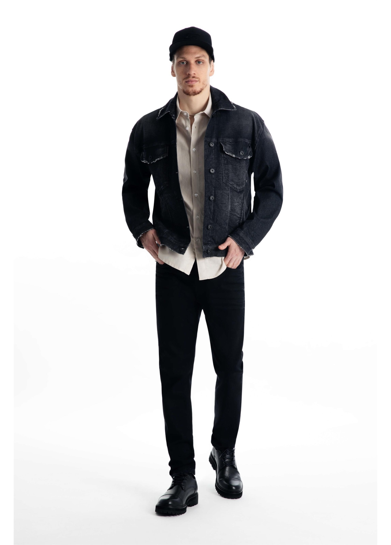 Calça Sprouting Black Slim Lav.Black C/ 3d