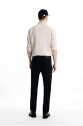 Calça Sprouting Black Slim Lav.Black C/ 3d