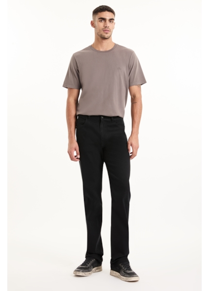 Calça Sprouting Black Straight 35  Amaciado