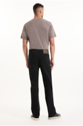 Calça Sprouting Black Straight 35  Amaciado