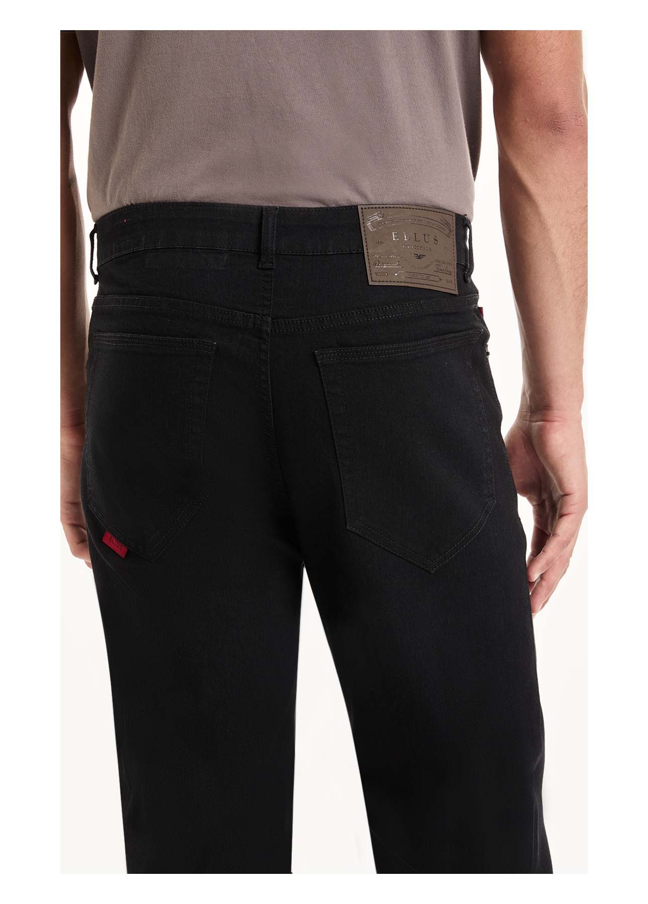Calça Sprouting Black Straight 35  Amaciado