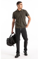 Calça Sprouting Black Straight Lav.Black
