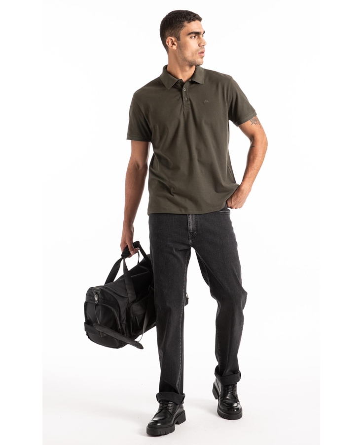 Calça Sprouting Black Straight Lav.Black