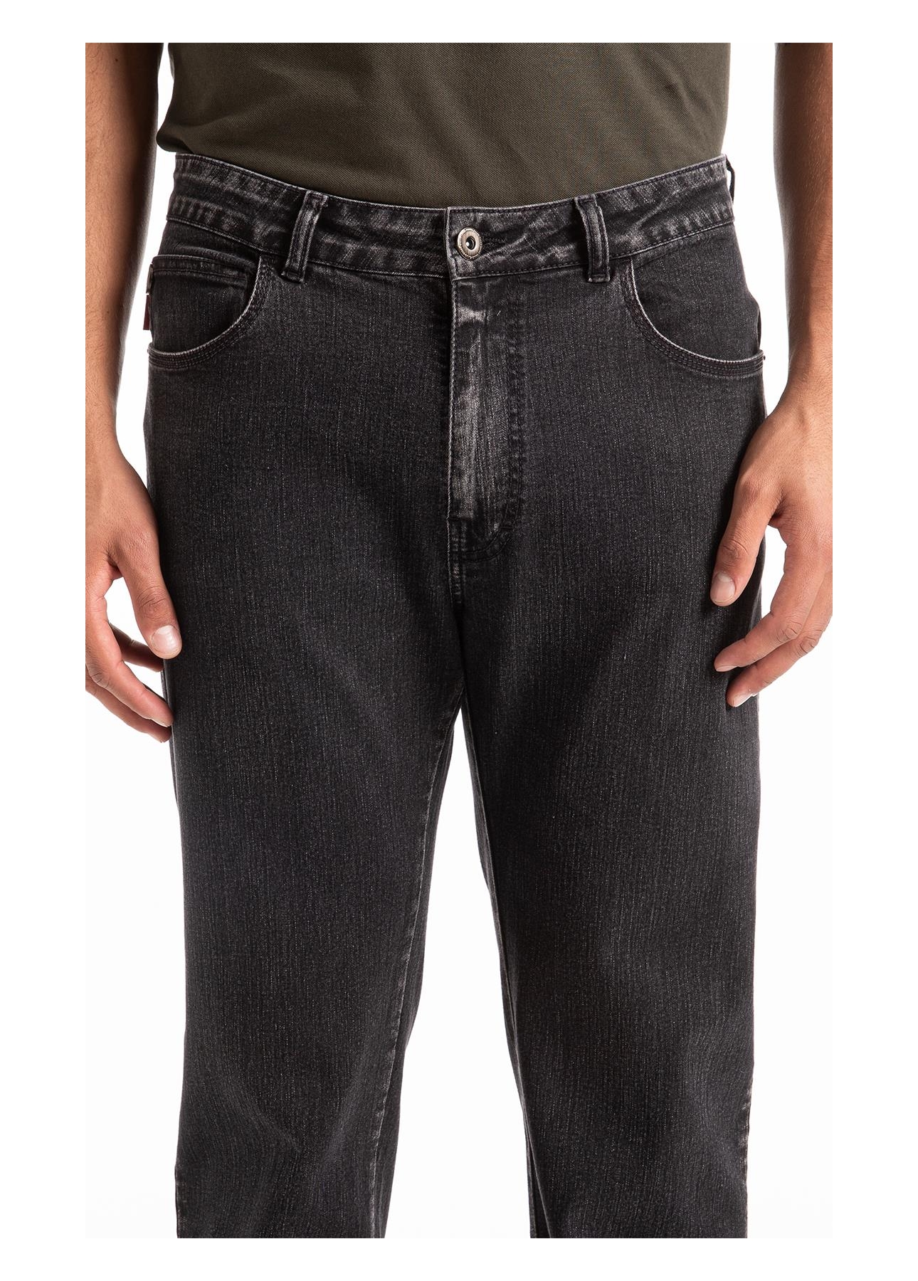 Calça Sprouting Black Straight Lav.Black