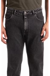 Calça Sprouting Black Straight Lav.Black