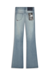 Calça Sprouting Flare Lav. Claro C/ Grampos
