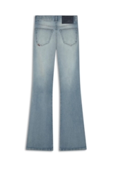 Calça Sprouting Flare Lav. Claro C/ Grampos