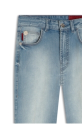 Calça Sprouting Flare Lav. Claro C/ Grampos