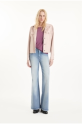 Calça Sprouting Flare Lav.Claro C/ Grampos