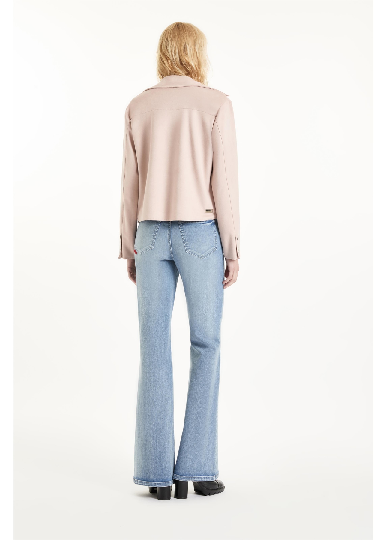 Calça Sprouting Flare Lav.Claro C/ Grampos