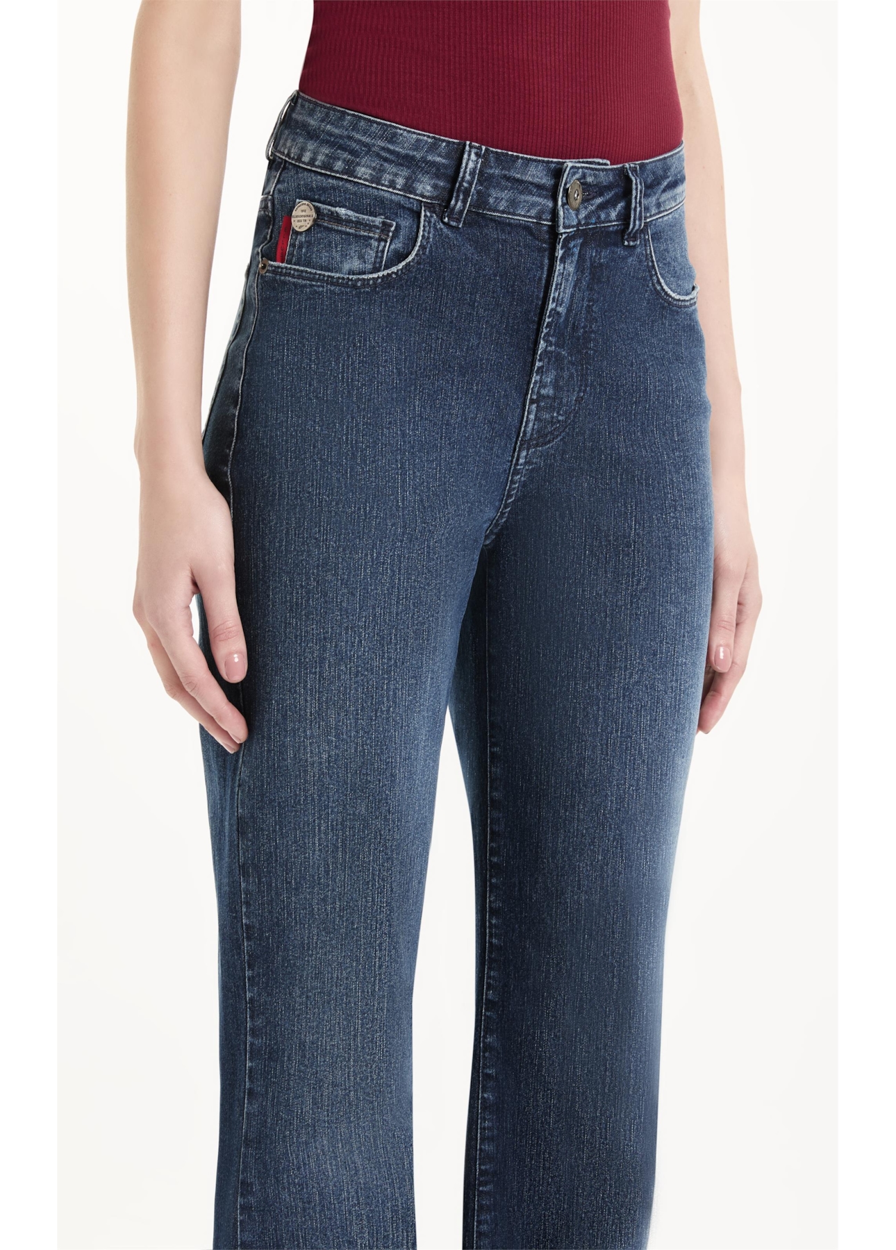 Calça Sprouting Flare Lav.Escuro