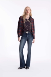 Calça Sprouting Gisele Skinny 1850 Lav.Escuro C/Grampos