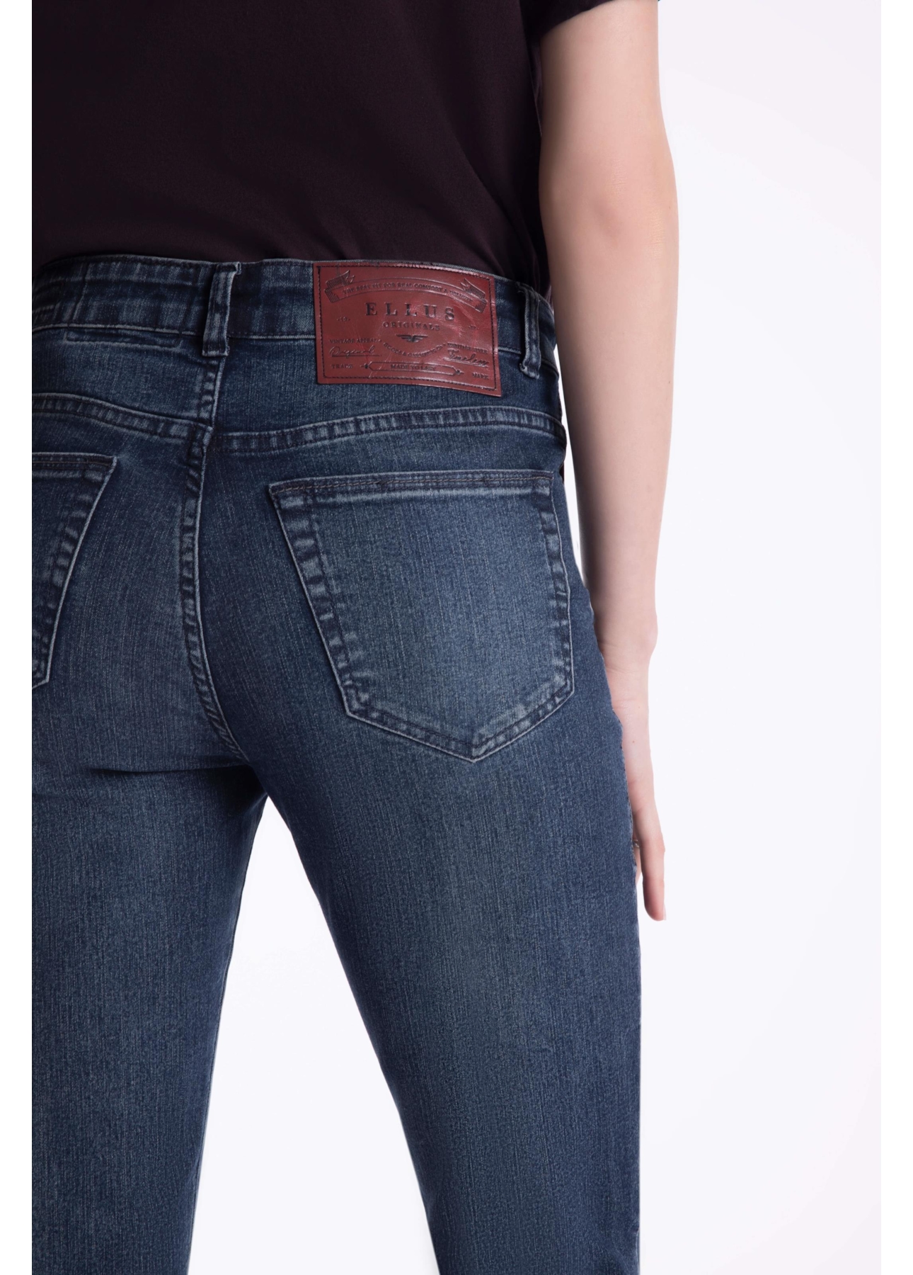 Calça Sprouting Gisele Skinny 1850 Lav.Escuro C/Grampos