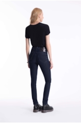 Calça Sprouting Hiper Skinny Lav.Escuro C/ Grampos