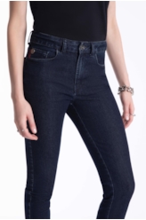 Calça Sprouting Hiper Skinny Lav.Escuro C/ Grampos