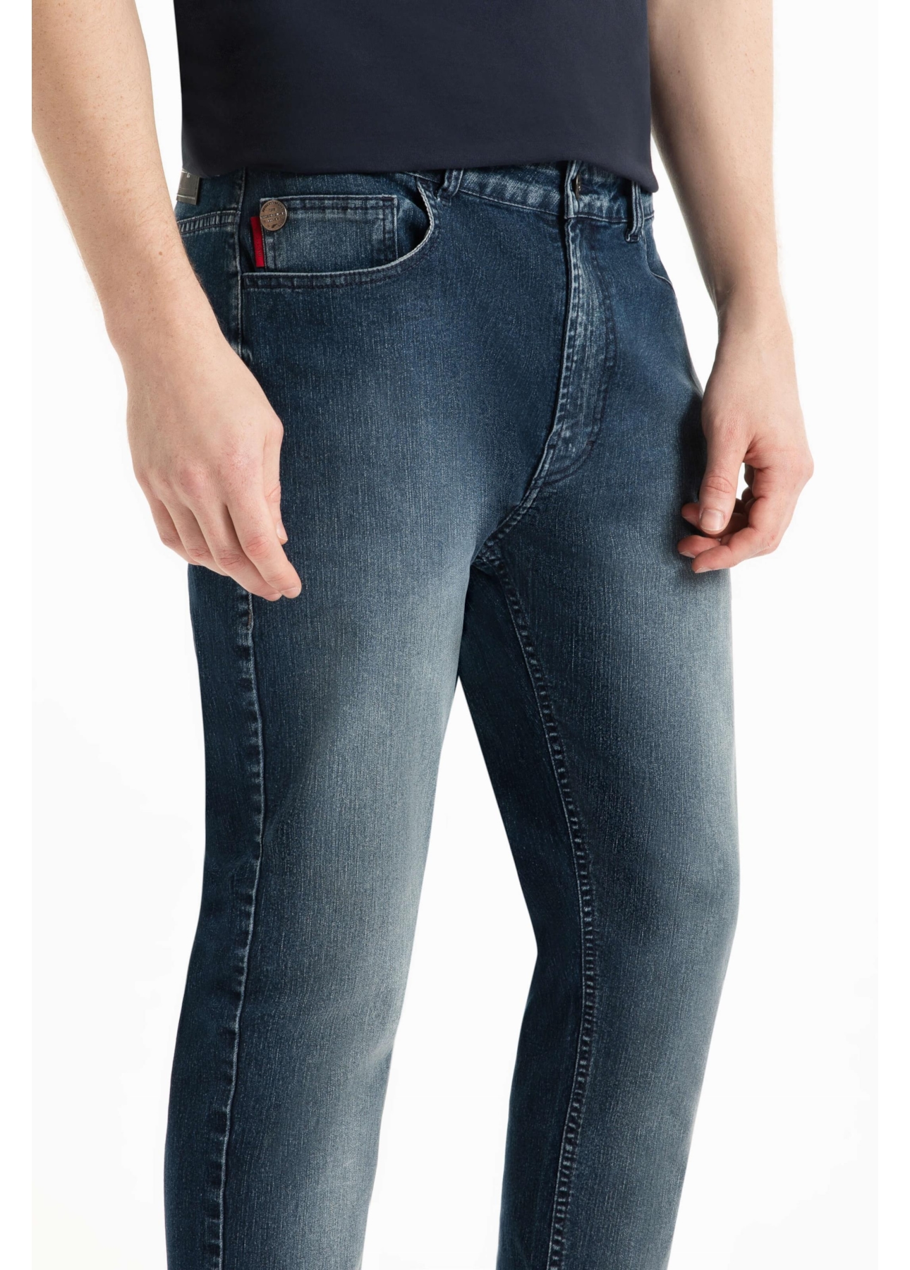 Calça Sprouting Ly Skinny 1935- Lav.Escuro C/Used