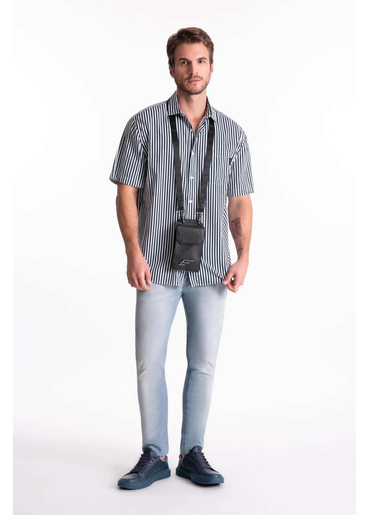 Calça Sprouting Skinny Claro C/Grampos