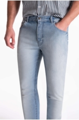 Calça Sprouting Skinny Claro C/Grampos