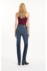 Calça Sprouting Skinny Lav.Escuro C/ Used