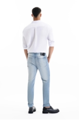 Calça Sprouting Slim 1848 Lav. Claro