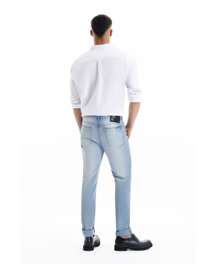 Calça Sprouting Slim 1848 Lav. Claro