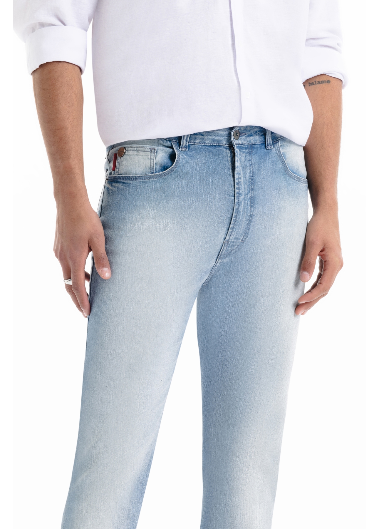 Calça Sprouting Slim 1848 Lav. Claro