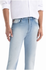 Calça Sprouting Slim 1848 Lav. Claro