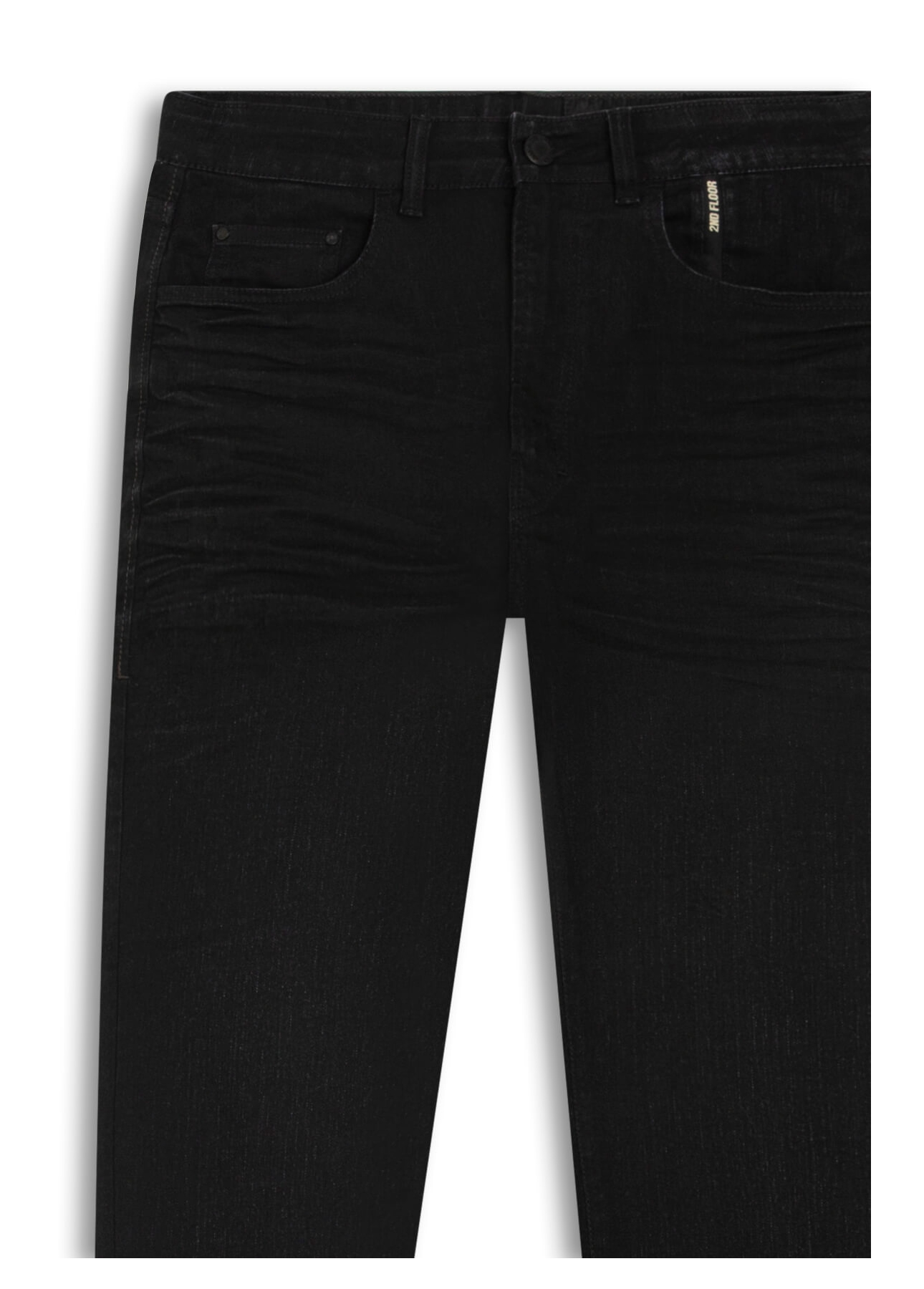Calça Sprouting Slim 2nd Floor 114 Lav. Escuro C/Lixado