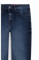 Calça Sprouting Slim Escuro C/ Grampos