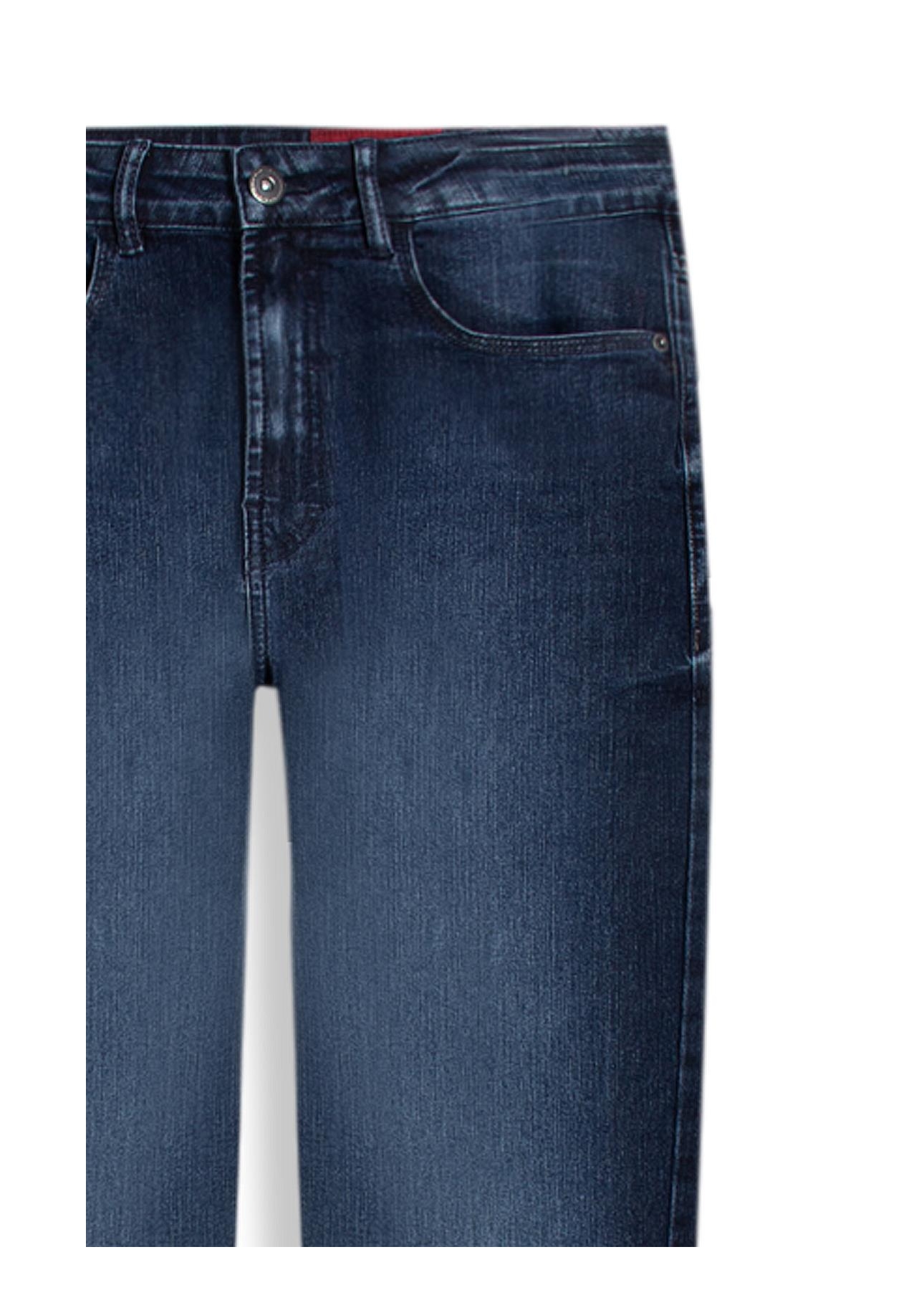 Calça Sprouting Slim Escuro C/ Grampos