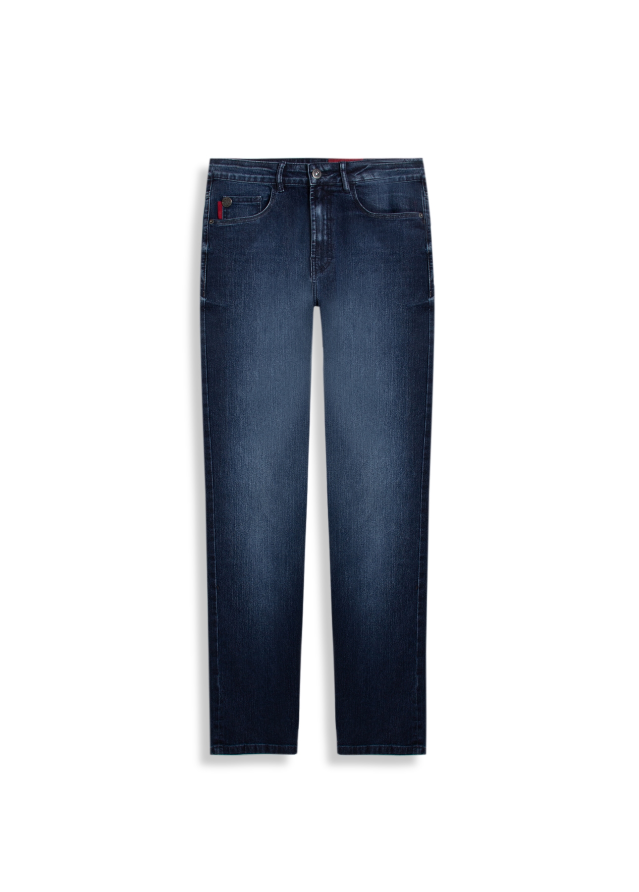 Calça Sprouting Slim Escuro C/ Grampos