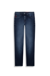 Calça Sprouting Slim Escuro C/ Grampos