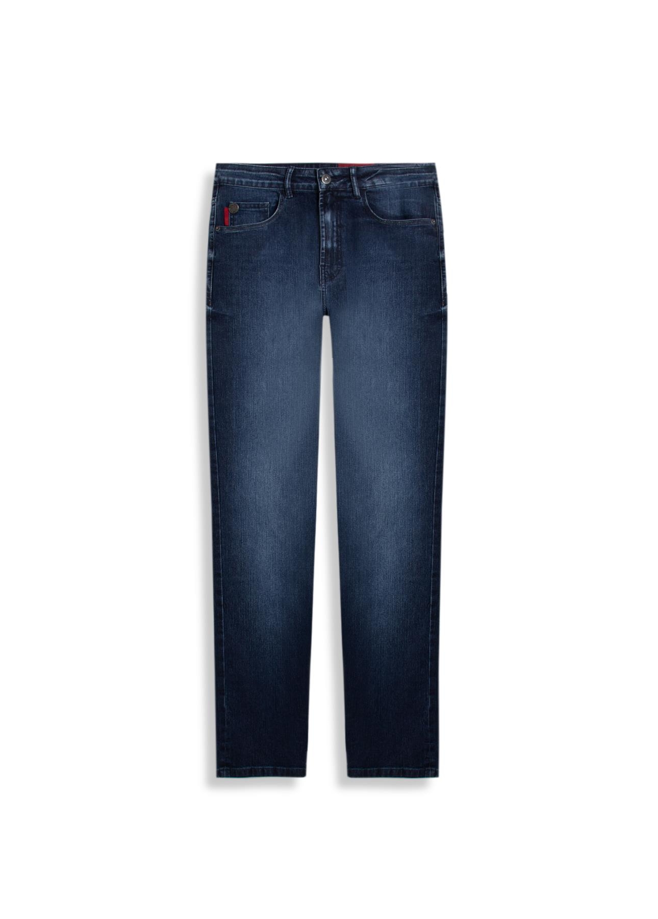 Calça Sprouting Slim Escuro C/ Grampos