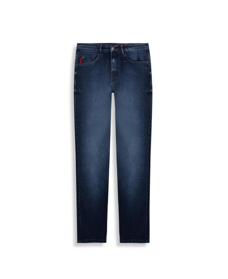 Calça Sprouting Slim Escuro C/ Grampos