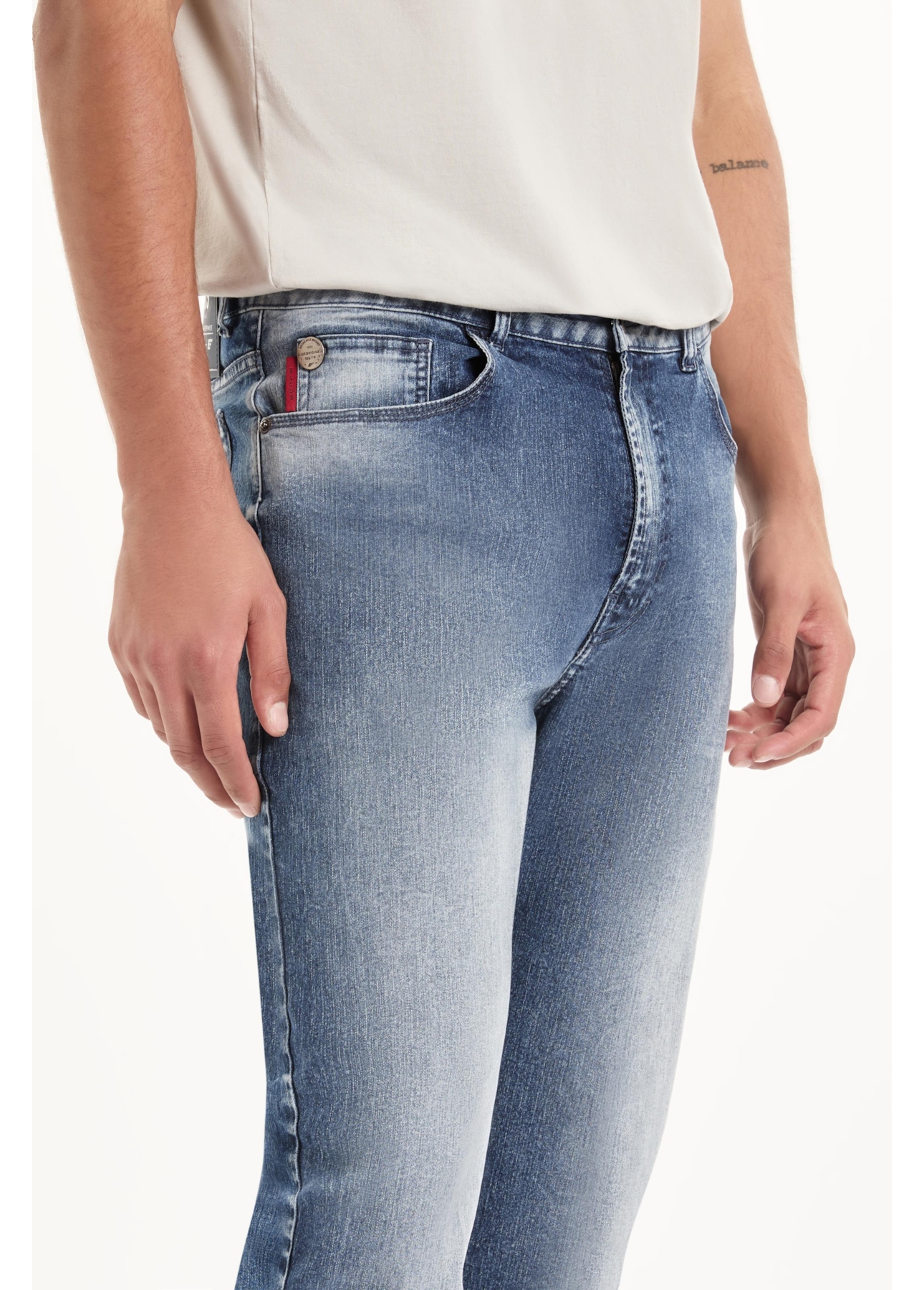 Calça Sprouting Slim Lav. Medio