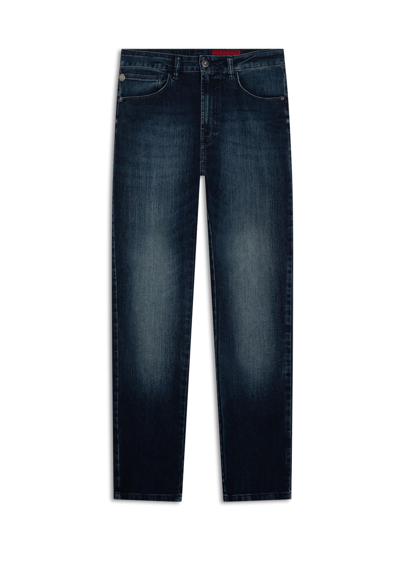 Calça Sprouting Straight Ellus Lav.Escuro C/ Jato