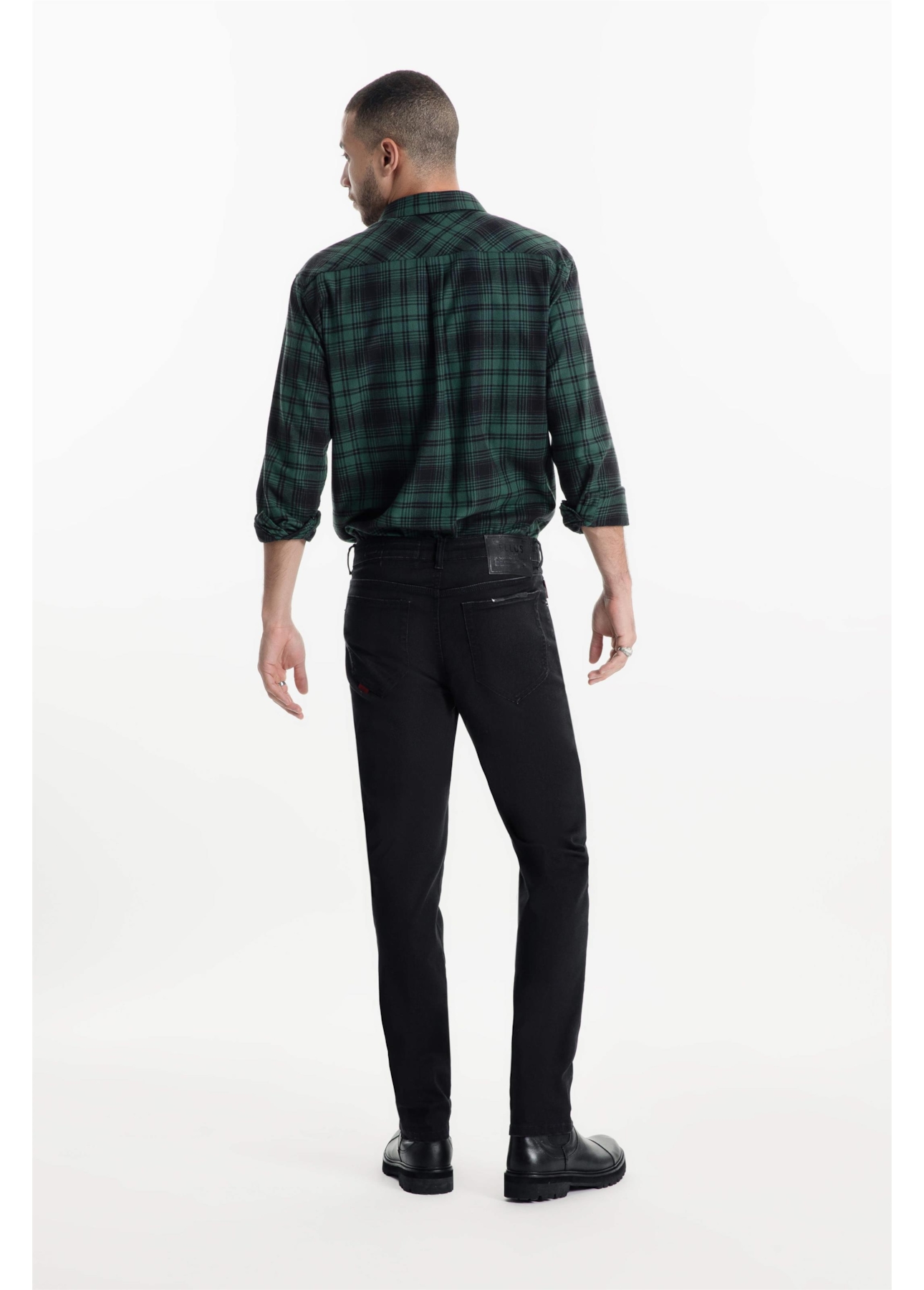 Calça Storm Elastic Straight 145 Lav. Escuro C/ Lixado