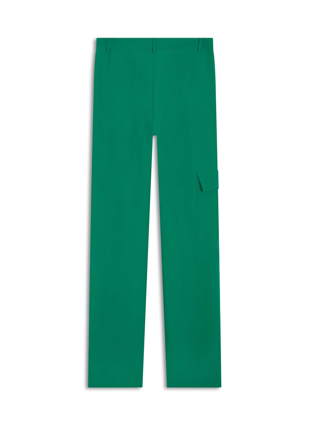 Calça Straight Cargo Verde Bandeira