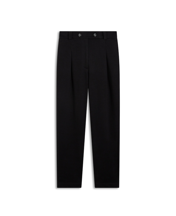 Calça Suedine Double Button Preto